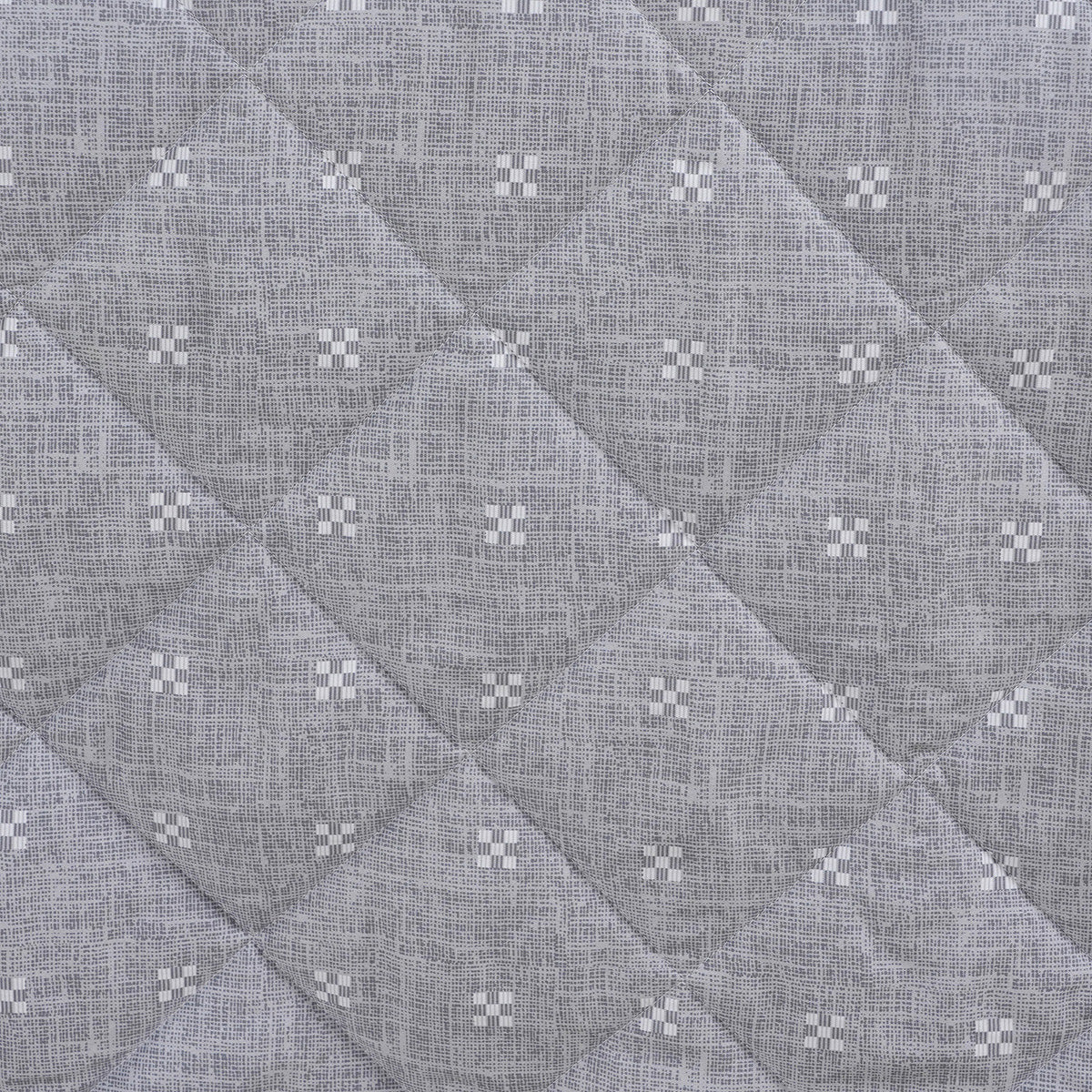Hermosa Botanic Bloom Artisanal Aura 4Pcs Grey Quilt Set