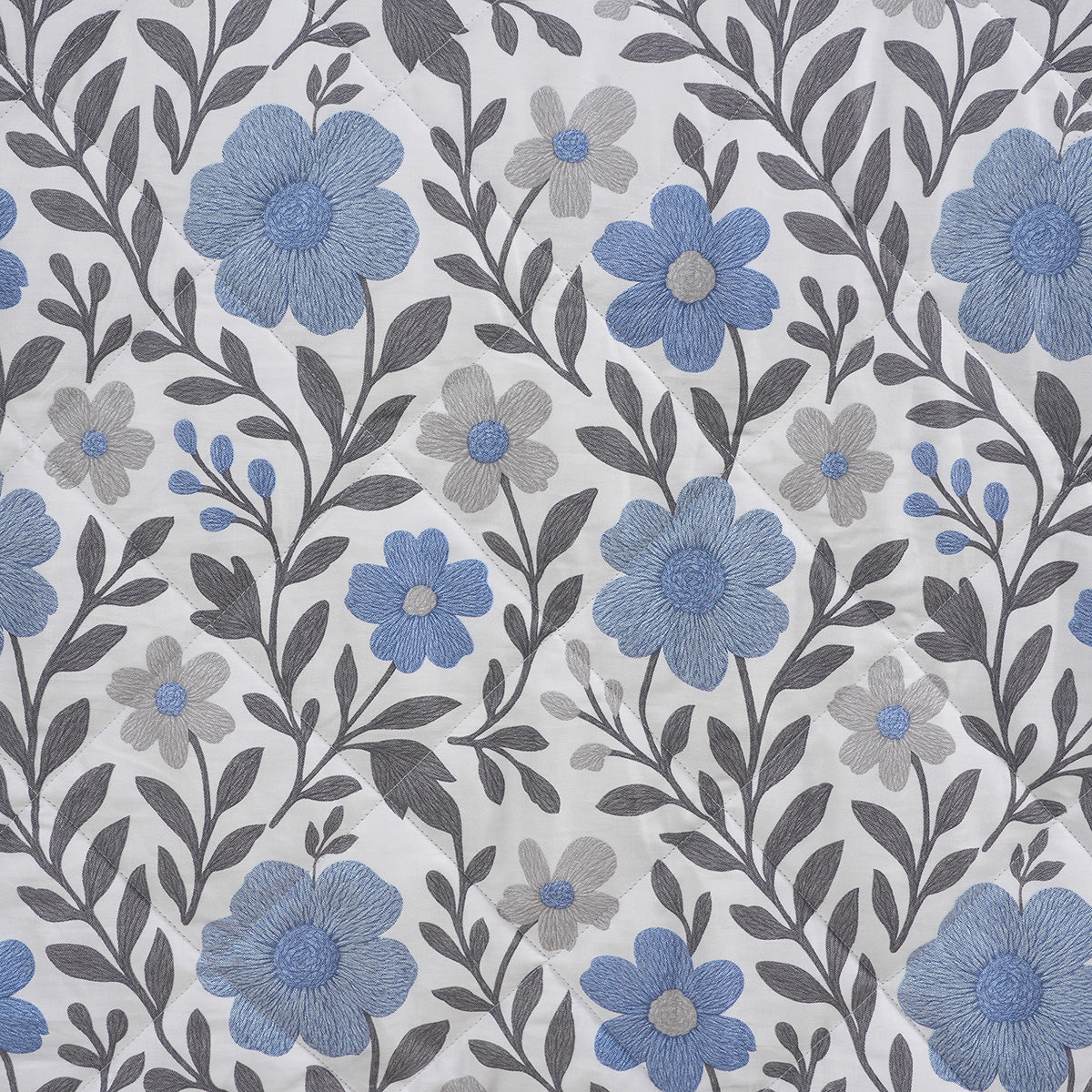 Hermosa Botanic Bloom Bloomscape Quilt Dusty Blue