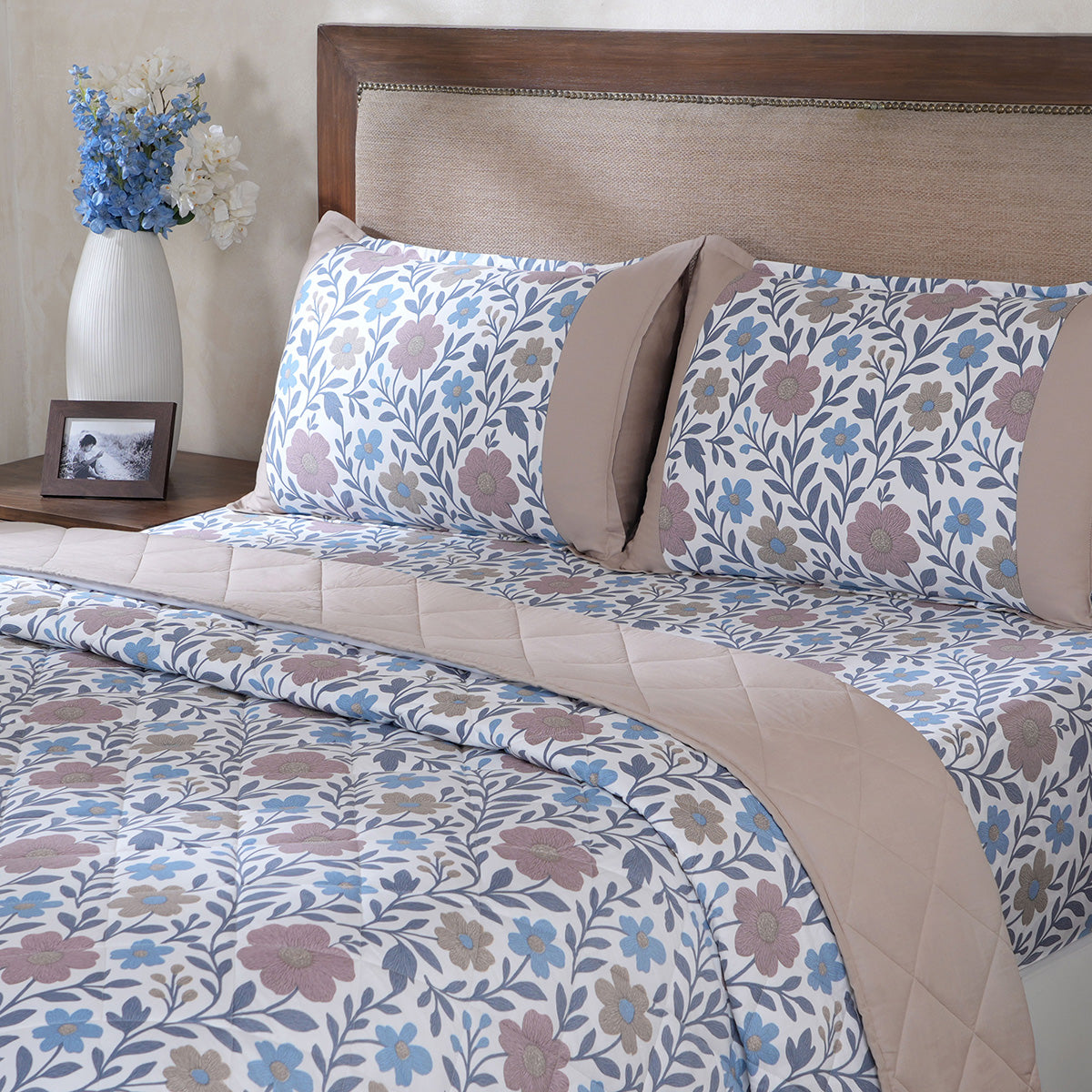 Hermosa Botanic Bloom Bloomscape Quilt Canyon Clay