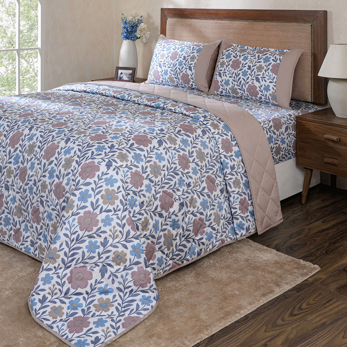Hermosa Botanic Bloom Bloomscape 4Pcs Canyon Clay Quilt Set