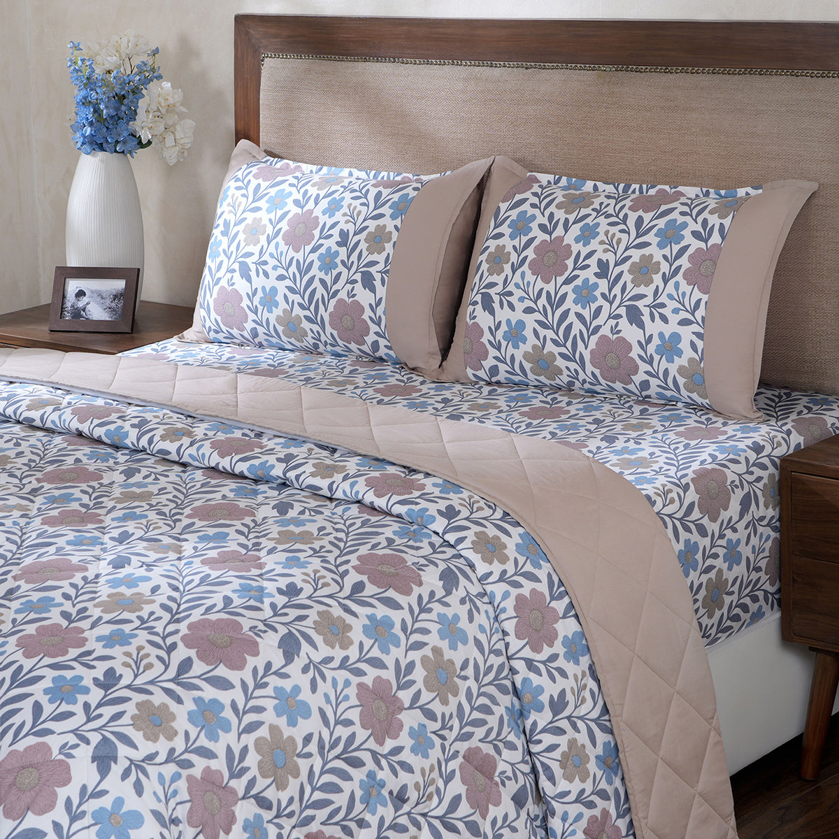Hermosa Botanic Bloom Bloomscape 4Pcs Canyon Clay Quilt Set