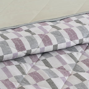 Hermosa Botanic Bloom Tactual 4Pcs Twilight Green Quilt Set