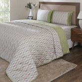 Hermosa Botanic Bloom Tactual Quilt Jadeite