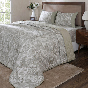 Hermosa Botanic Bloom Verlina Quilt Green