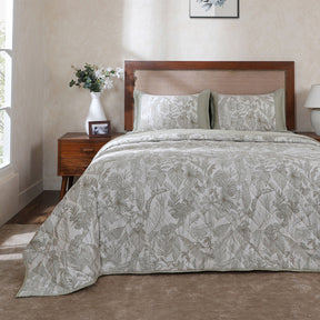 Hermosa Botanic Bloom Verlina Quilt Green