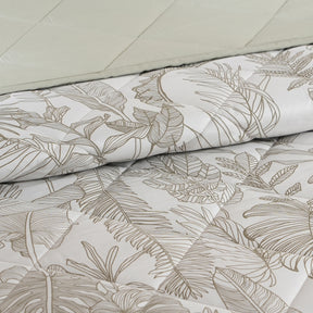 Hermosa Botanic Bloom Verlina 4Pcs Green Quilt Set