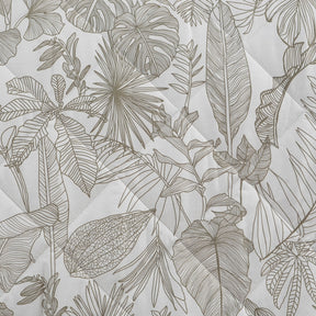 Hermosa Botanic Bloom Verlina 4Pcs Green Quilt Set