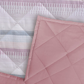 Hermosa Botanic Bloom Wovelle Quilt Ash Rose