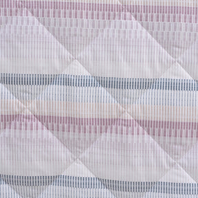 Hermosa Botanic Bloom Wovelle 4Pcs Ash Rose Quilt Set