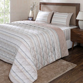 Hermosa Botanic Bloom Wovelle 4Pcs Marzipan Quilt Set