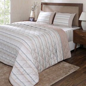 Hermosa Botanic Bloom Wovelle 4Pcs Marzipan Quilt Set