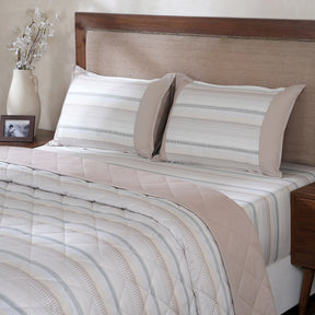 Hermosa Botanic Bloom Wovelle 4Pcs Marzipan Quilt Set