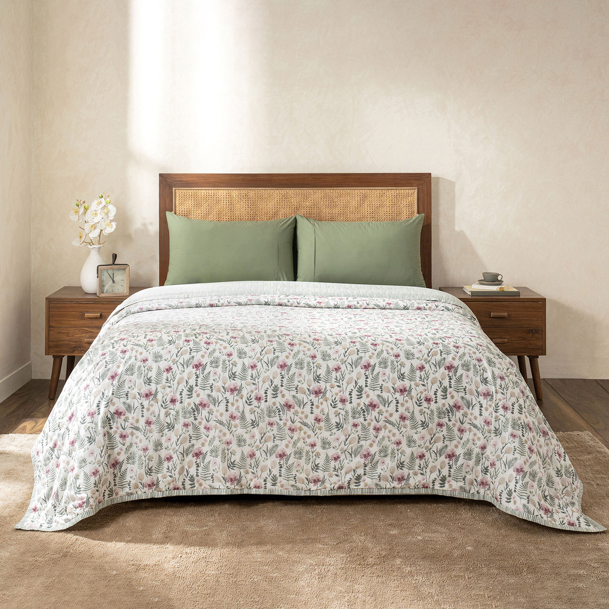 Florian Soft Texrure 100% Cotton Pink Dohar