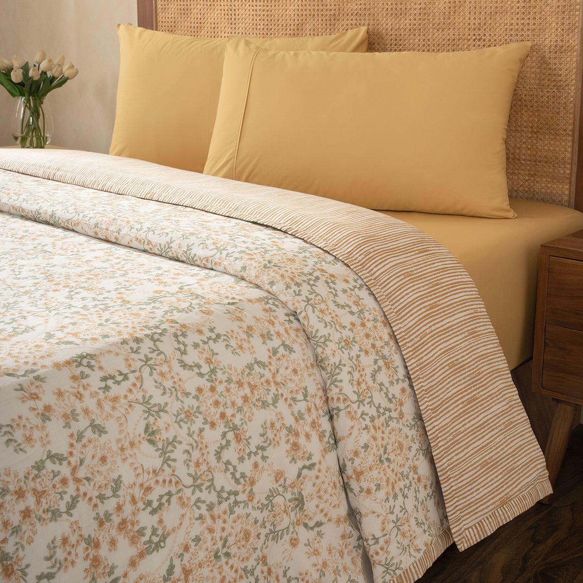 Marigold Soft Texrure 100% Cotton Yellow Dohar