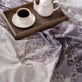 Ornamental Elegance Coronet 100% Cotton Bedsheet with Pillow Case Purple