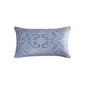 Ornamental Elegance Aurelian Cushion Cover Blue