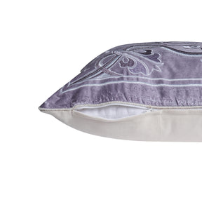 Ornamental Elegance Aurelian Cushion Cover Purple