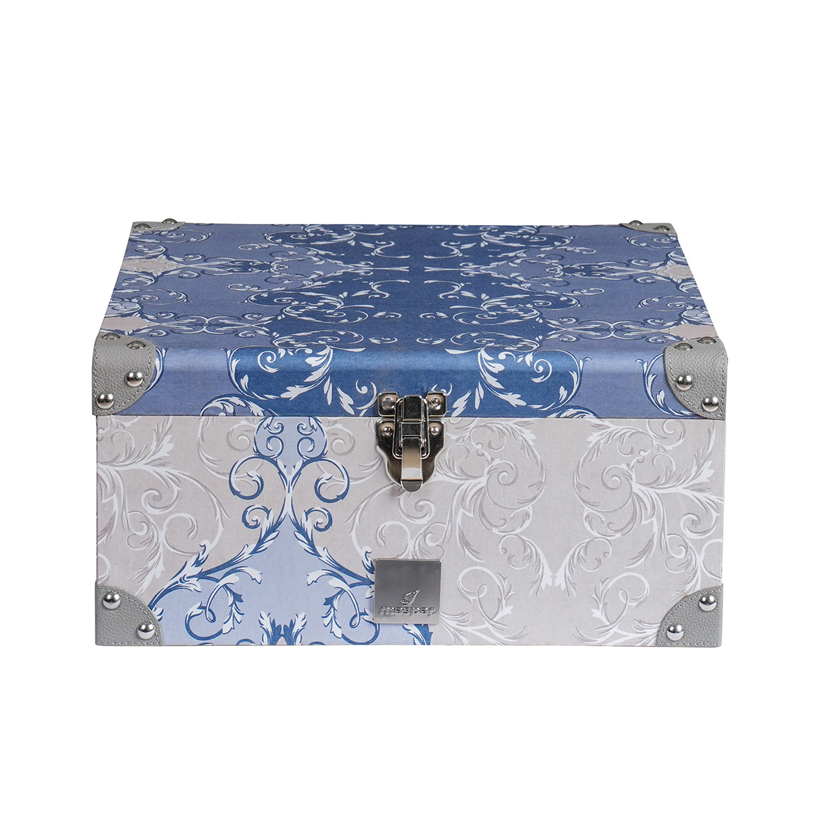 Ornamental Elegance Coronet 8Pcs Duvet Cover Set Blue