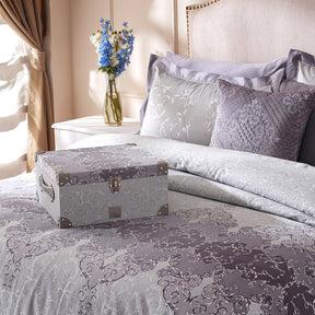 Ornamental Elegance Coronet 8Pcs Duvet Cover Set Purple