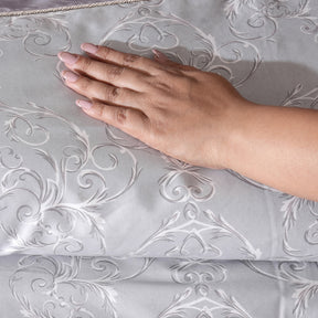 Ornamental Elegance Coronet 8Pcs Duvet Cover Set Purple