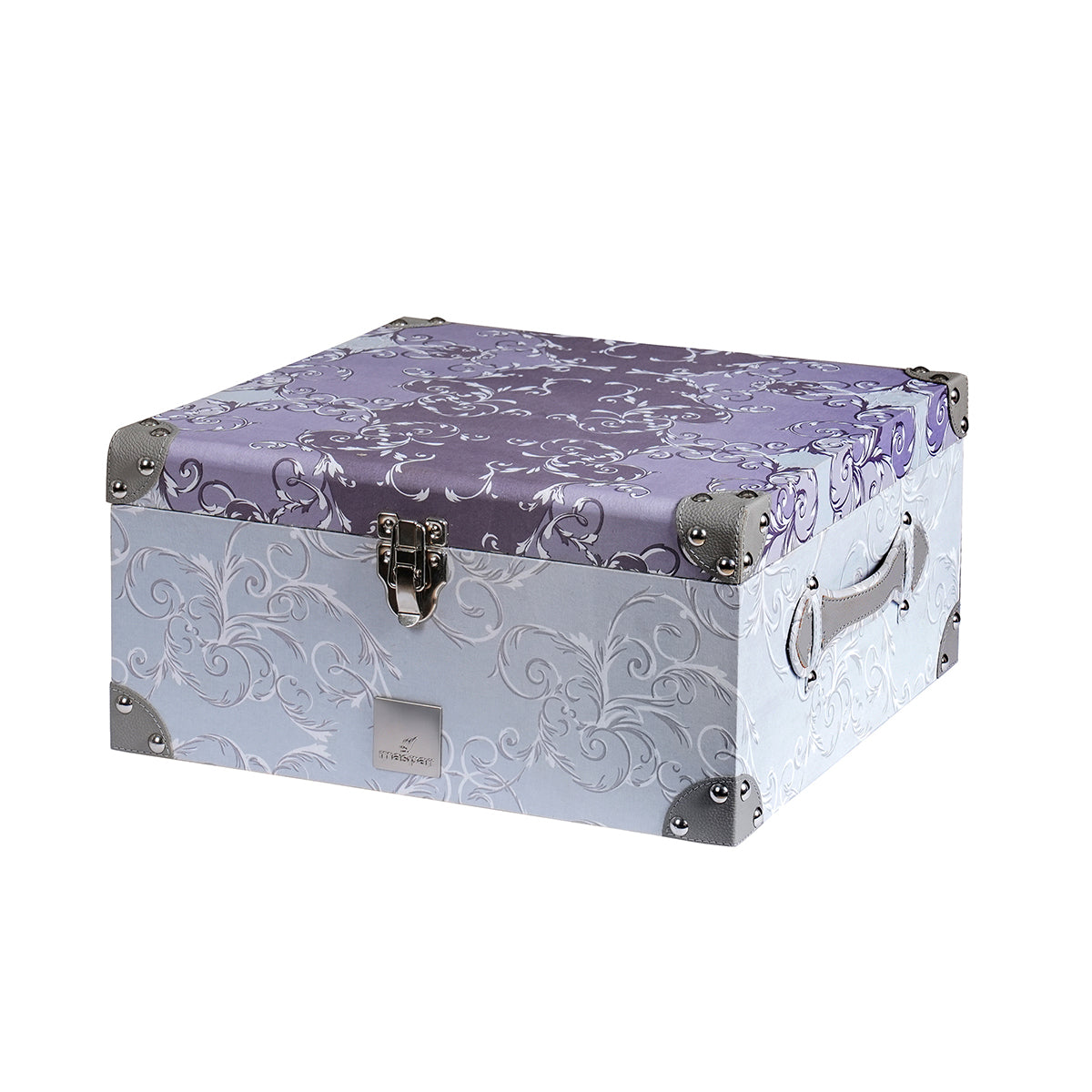 Ornamental Elegance Coronet 8Pcs Duvet Cover Set Purple