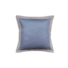 Ornamental Elegance Coronet 100% Cotton Pillow Case Euro Set Blue