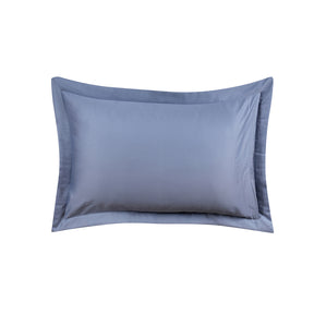 Ornamental Elegance Arabelle Fabric-100% Cotton, Filling-100% Polyester Pillow Sham Set Blue