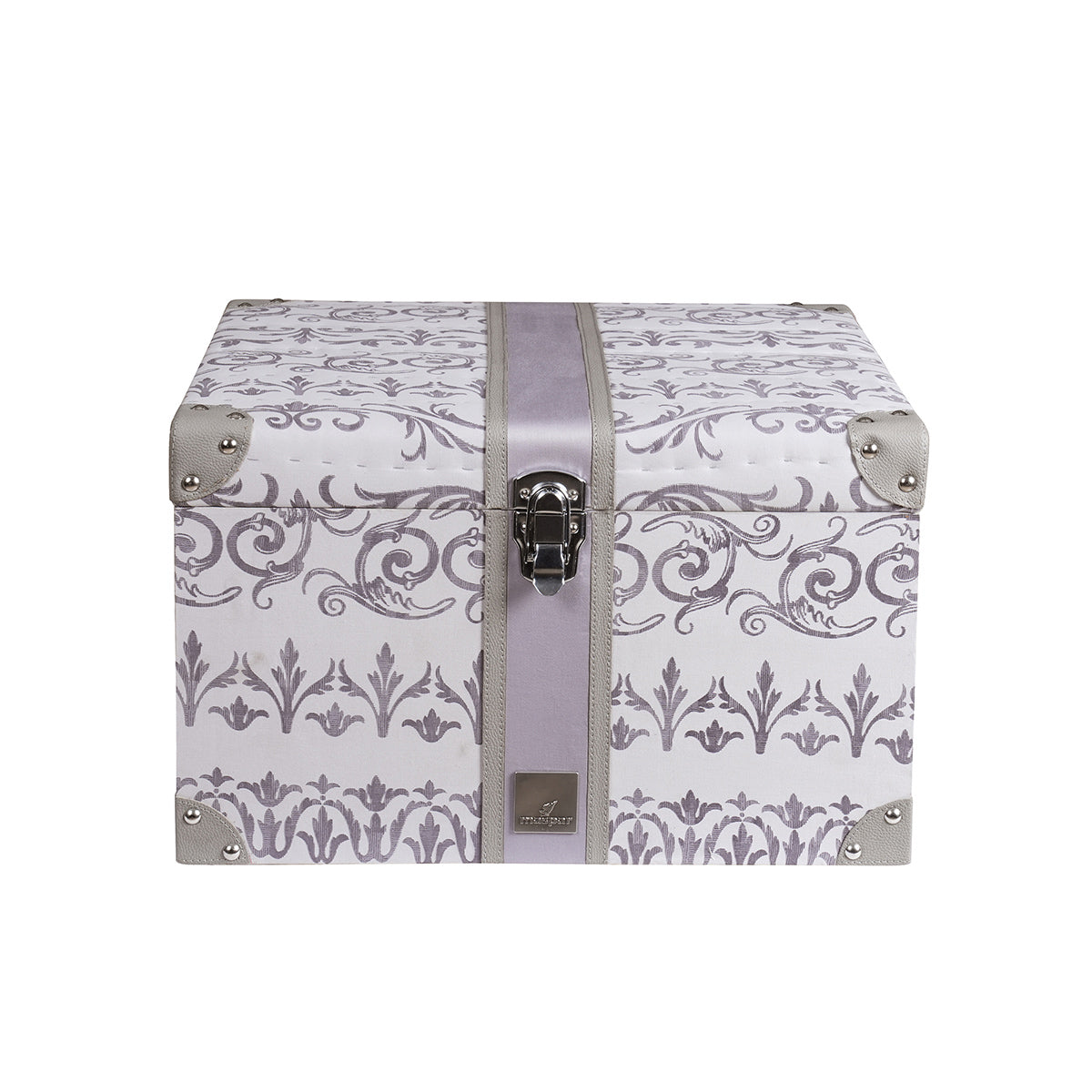 Ornamental Elegance Arabelle 100% Cotton 8Pcs Quilt/Qulited Bed Cover Set Purple