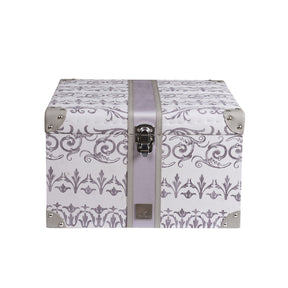 Ornamental Elegance Arabelle 100% Cotton 8Pcs Quilt/Qulited Bed Cover Set Purple