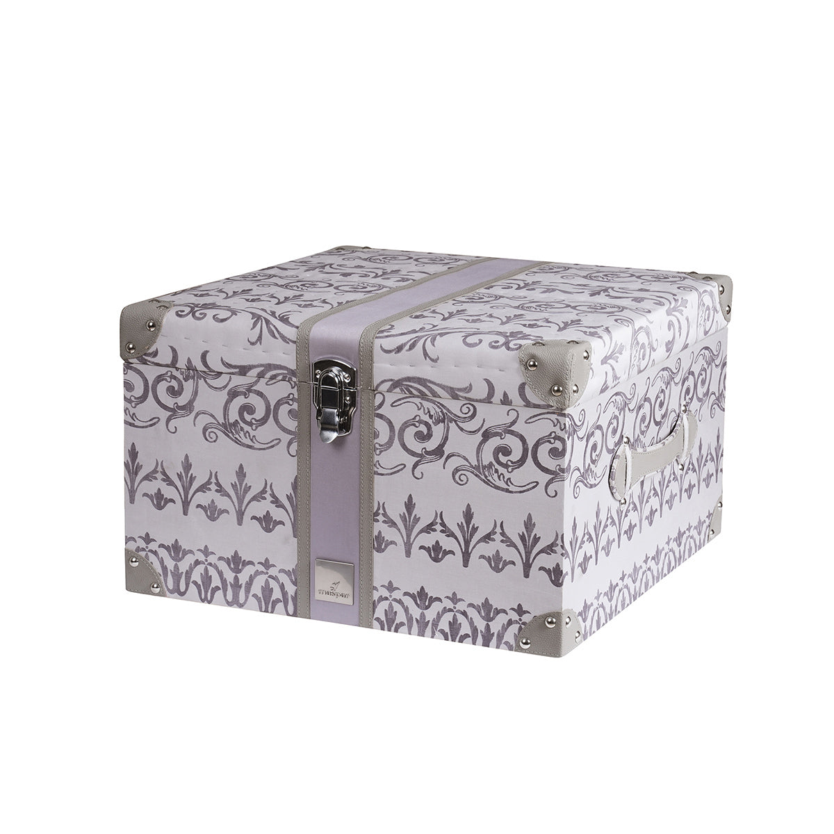 Ornamental Elegance Arabelle 100% Cotton 8Pcs Quilt/Qulited Bed Cover Set Purple