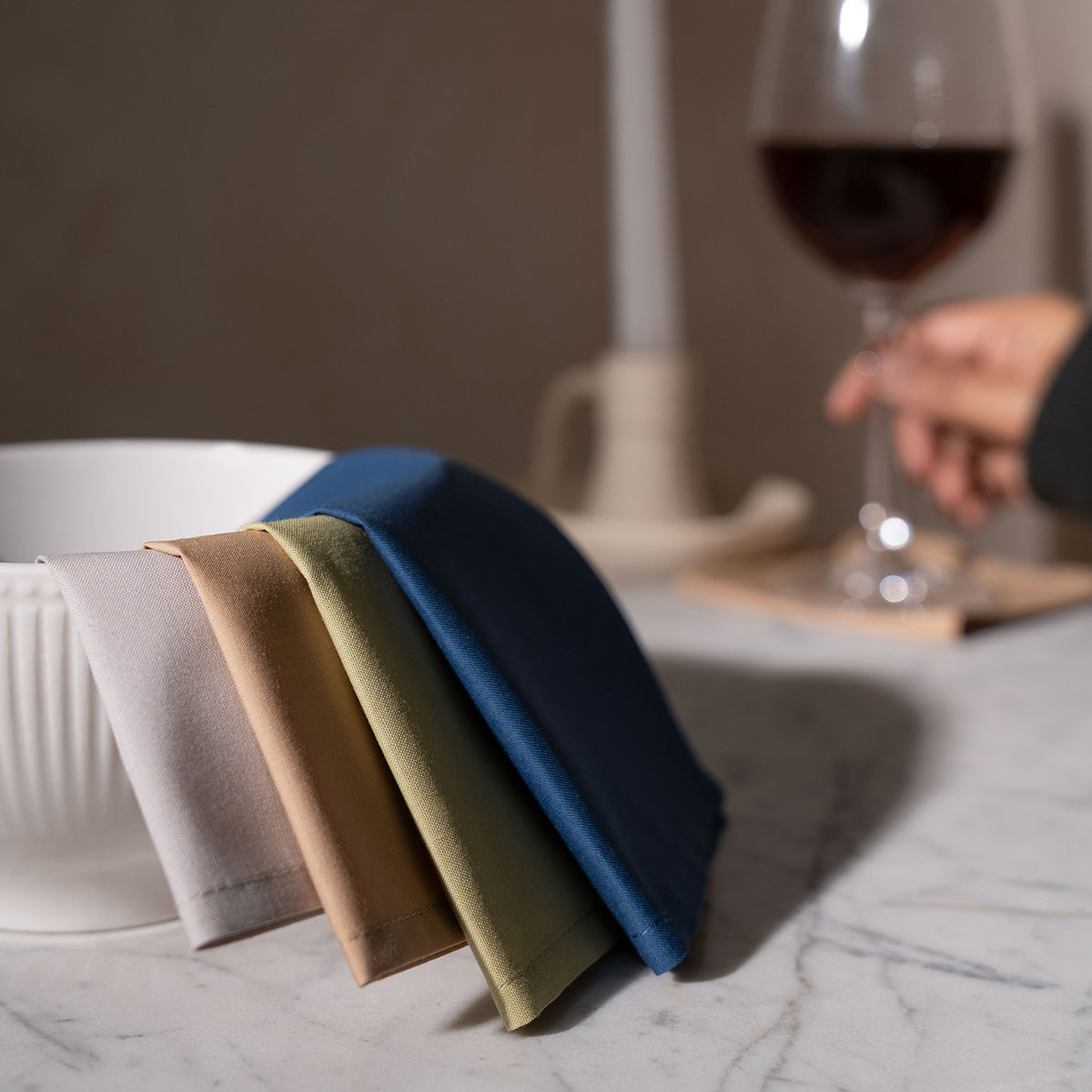 Eden 100% Cotton Cocktail Napkin Set 20X20 CM Multi Color