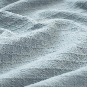 Blaize 100% Cotton Solid Weave Blue Bed Cover