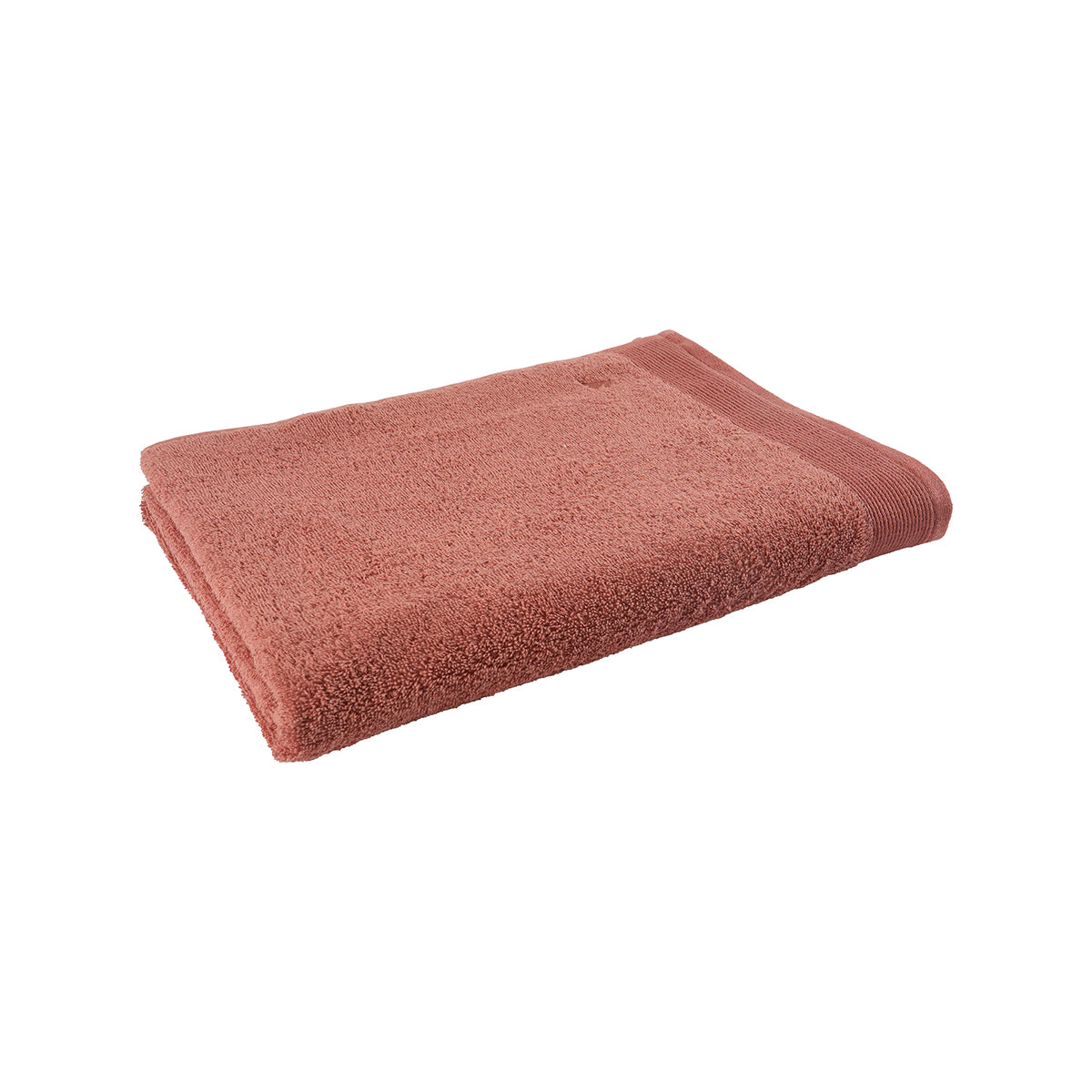 Embedded Stripe Antimicrobial Antifungal Super Absorbent & Soft Light Mahogany Towel