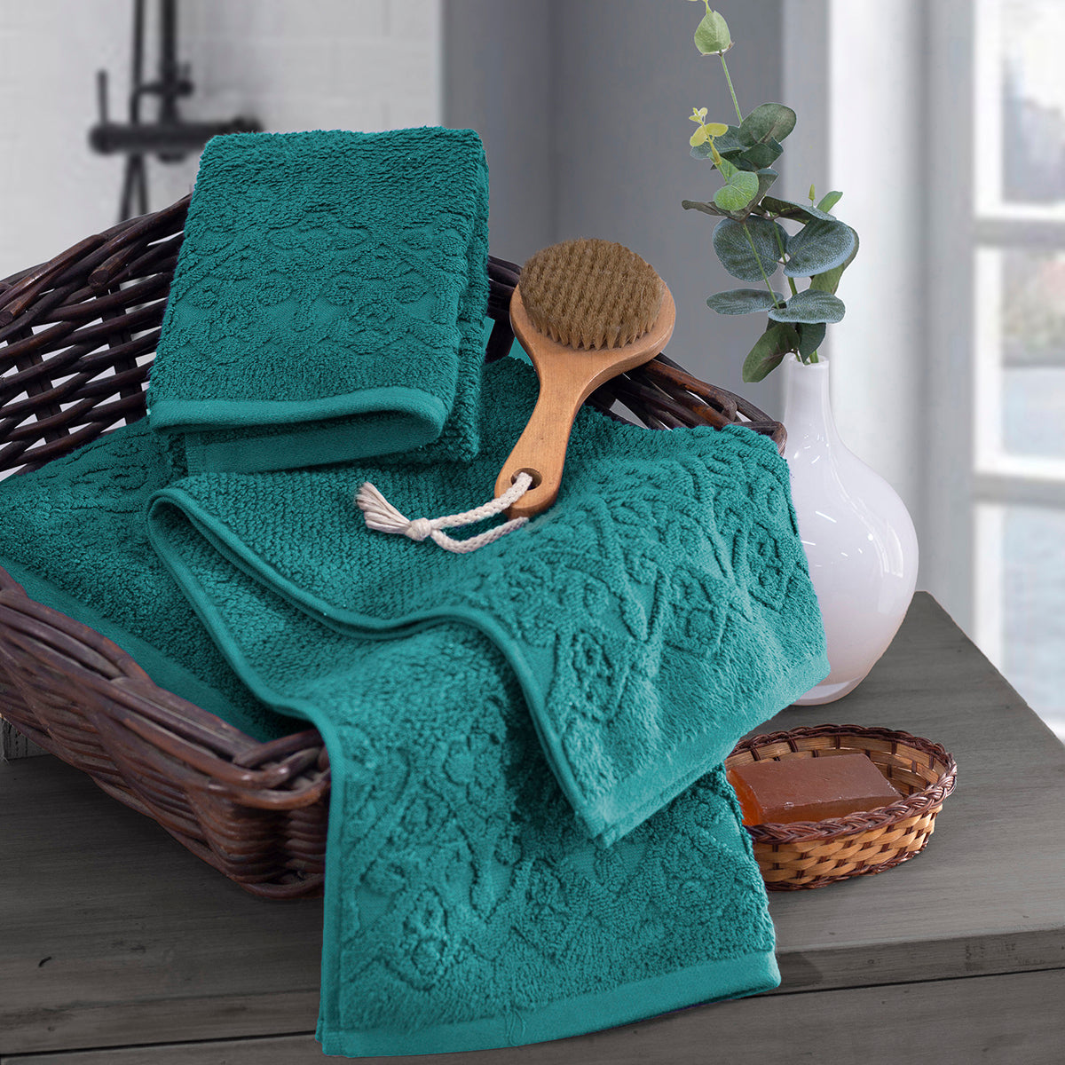 Windsor Antimicrobial Antifungal Zero Twist Fluffy Luxurious North Sea Towel