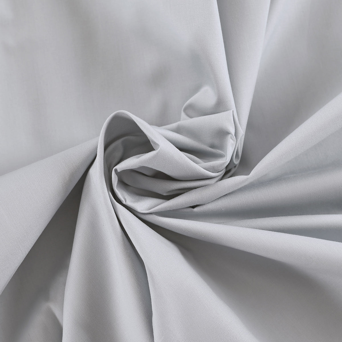 Slumber Plain Easy Care Percale 100% Cotton Tracing Grey Crisp Bed Sheet