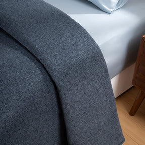 Charlotte Woven Blue Mirage Bed Cover /Blanket