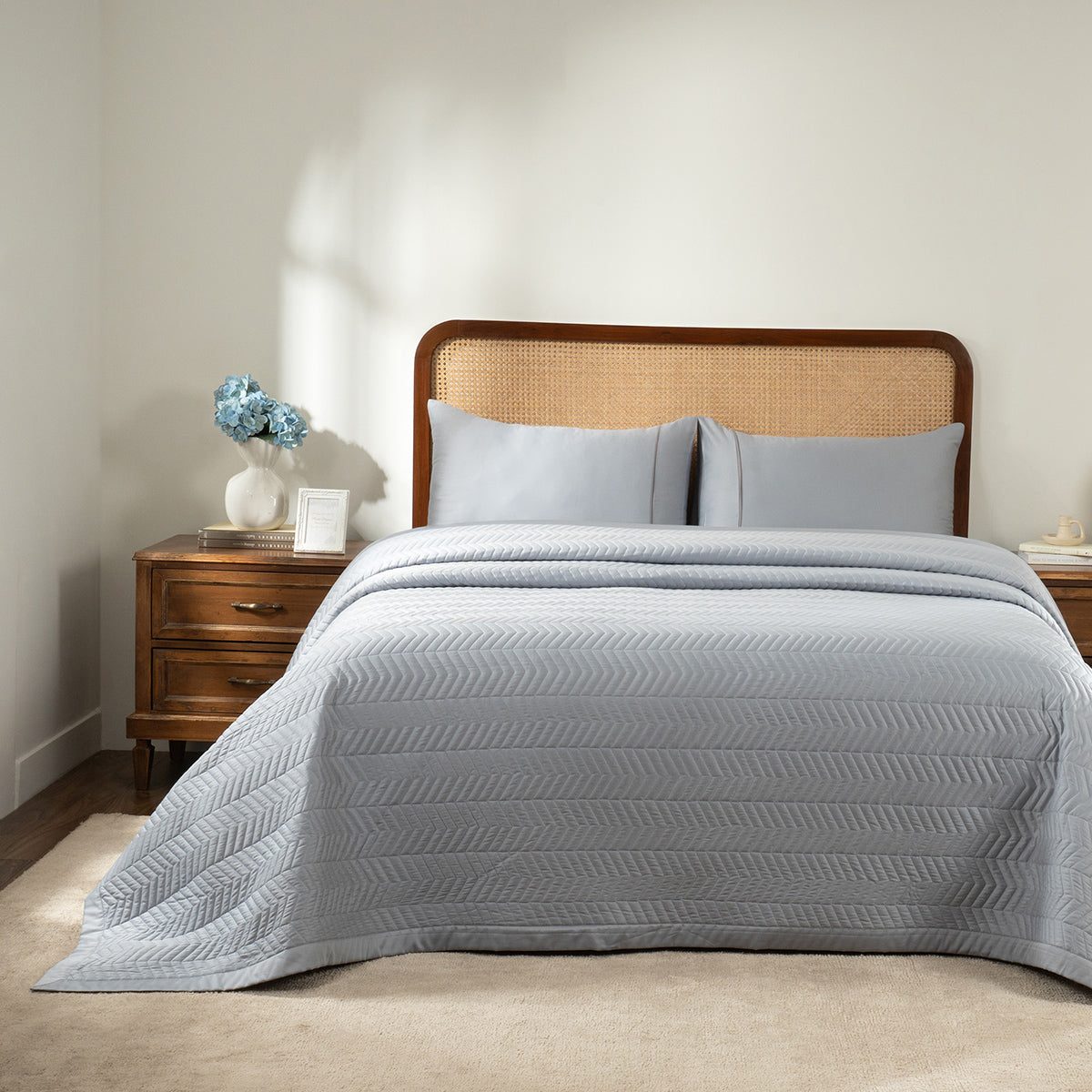 Colorart Penelope AC Quilt Set/Quilted Bed Cover Set/Comforter Plein Air