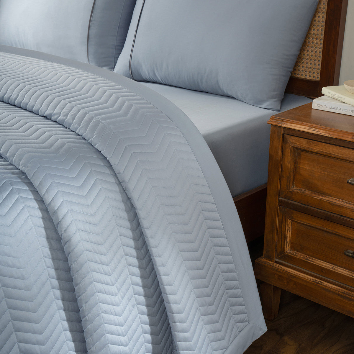 Colorart Penelope AC Quilt Set/Quilted Bed Cover Set/Comforter Plein Air
