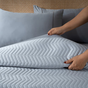 Colorart Penelope AC Quilt Set/Quilted Bed Cover Set/Comforter Plein Air