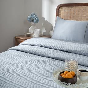 Colorart Penelope AC Quilt Set/Quilted Bed Cover Set/Comforter Plein Air
