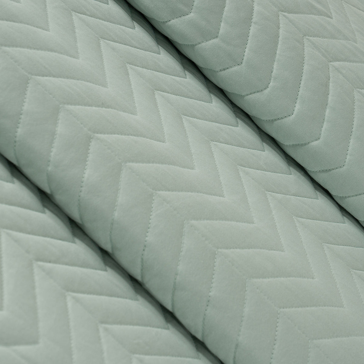 Colorart Penelope AC Quilt Set/Quilted Bed Cover Set/Comforter Misty Aqua