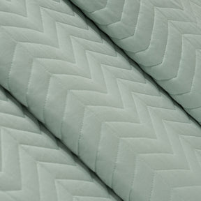 Colorart Penelope AC Quilt Set/Quilted Bed Cover Set/Comforter Misty Aqua