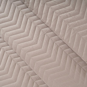 Colorart Penelope AC Quilt Set/Quilted Bed Cover Set/Comforter Flint Grey