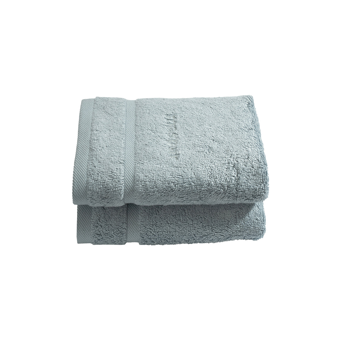 Bamboo 6PC Towel Set Extra Luxury and Super Softness with anti lint treatment Serene Haven Amor Blue