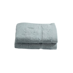 Bamboo 6PC Towel Set Extra Luxury and Super Softness with anti lint treatment Serene Haven Amor Blue