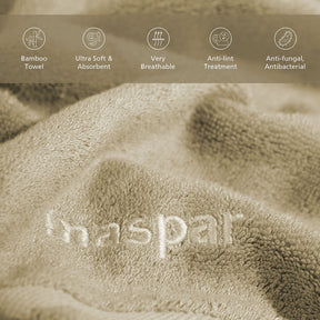 Bamboo 6PC Towel Set Extra Luxury and Super Softness with anti lint treatment Serene Haven Amor Green