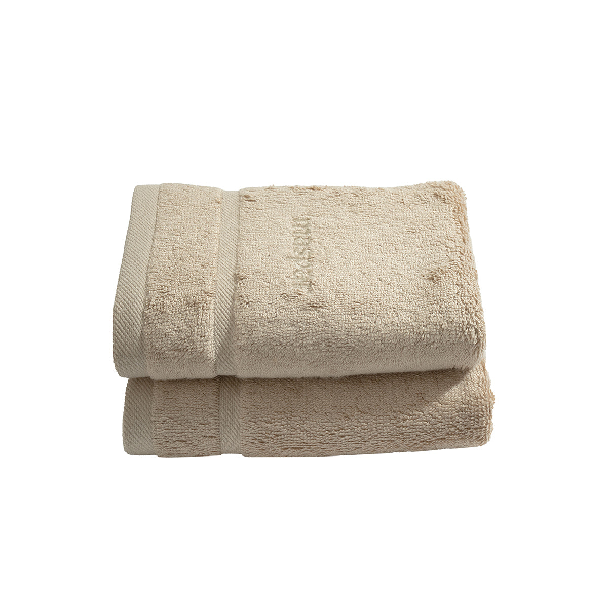 Bamboo 6PC Towel Set Extra Luxury and Super Softness with anti lint treatment Serene Haven Amor Off White