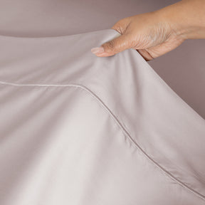 100% Tencel™ Solid Bedsheet with Pillow Case Serene Haven Noemi Pink