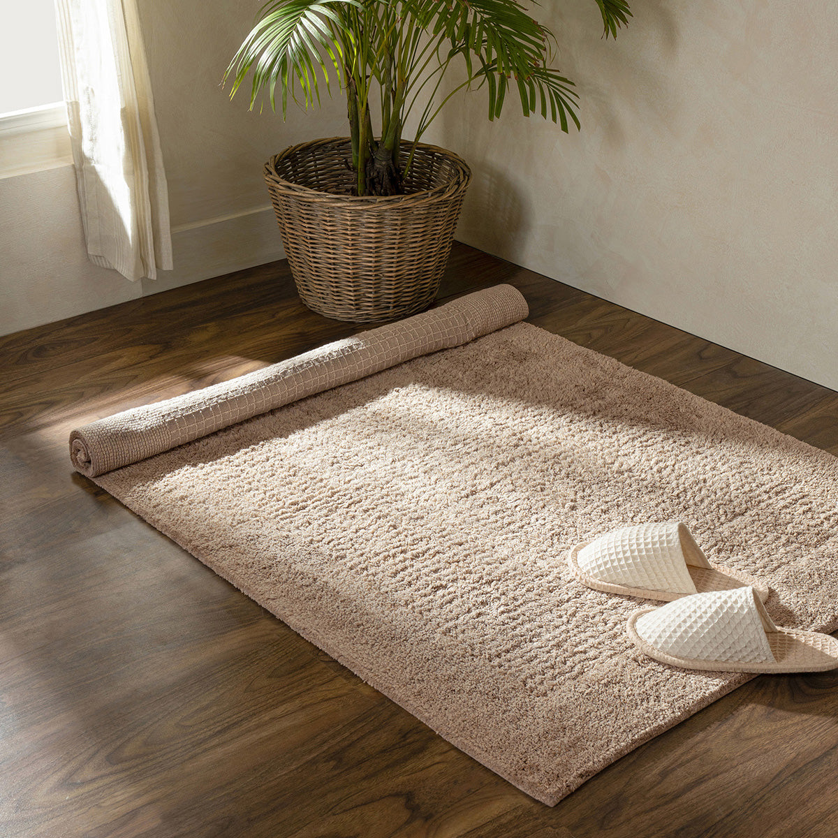 100% Tencel™ Luxurious soft and highly absorbent Bath Mat Ecolux Serene Haven Neutral