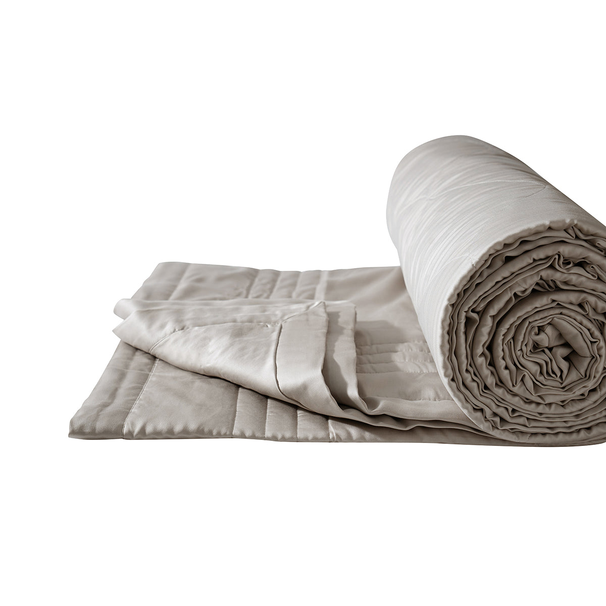 Fabric 100% Tencel™ Super Soft Quilt/Quilted Bed Cover Serene Haven Noemi Grey